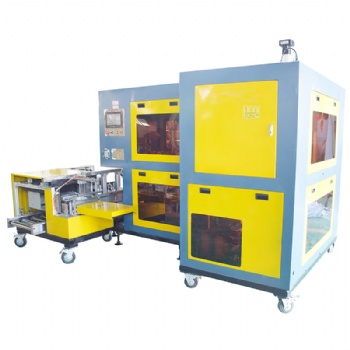 Full automatic mushroom bagging capping Basketing machine