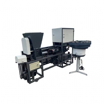 Combine bag filling inoculation stick feeding inserting machine