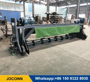 Gantry compost turning machine