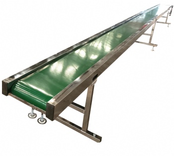 Horizontal conveyor belt