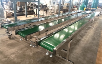 Horizontal conveyor belt